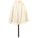 LC Lauren Conrad Casual Skirt: Ivory Damask Bottoms - Women's Size X-Small