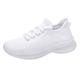 HUPAYFI Gym Trainers Ladies Wedge Heel Trainers - Womens Fashion High Heel Trainers, Lace-up Casual Shoes, Platform Canvas Shoes Slip On Shoes Men,Valentines Day Gifts 6 36.99 White