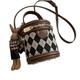 JCHENGS Handbags & Shoulder Bags Women'S Bag For Women Zipper Small Handbags For Women Leather Bucket Shoulder Bag Trend Pendant-Coffee