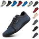 NEOKER Barefoot Shoes Unisex Wide Toe Shoes Barefoot Shoes Men Women Lightweight Minimalist Walking Shoes Fitness Shoes Running Shoes Wide Casual Trainers Black Khaki Grey Blue Red 37-47 EU, Barefoot