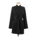Abercrombie & Fitch Casual Dress - Shirtdress: Black Dresses - Women's Size Medium Petite