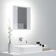 Lechnical LED Bathroom Mirror Cabinet High Gloss White 40x12x45 cm Acrylic,LED Bathroom Mirror Cabinet,Bathroom Mirror Cabinet,Bathroom Furniture