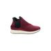 Kenneth Cole REACTION Sneakers: Burgundy Color Block Shoes - Women's Size 9 1/2 - Almond Toe