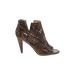 Vince Camuto Heels: Brown Snake Print Shoes - Women's Size 8
