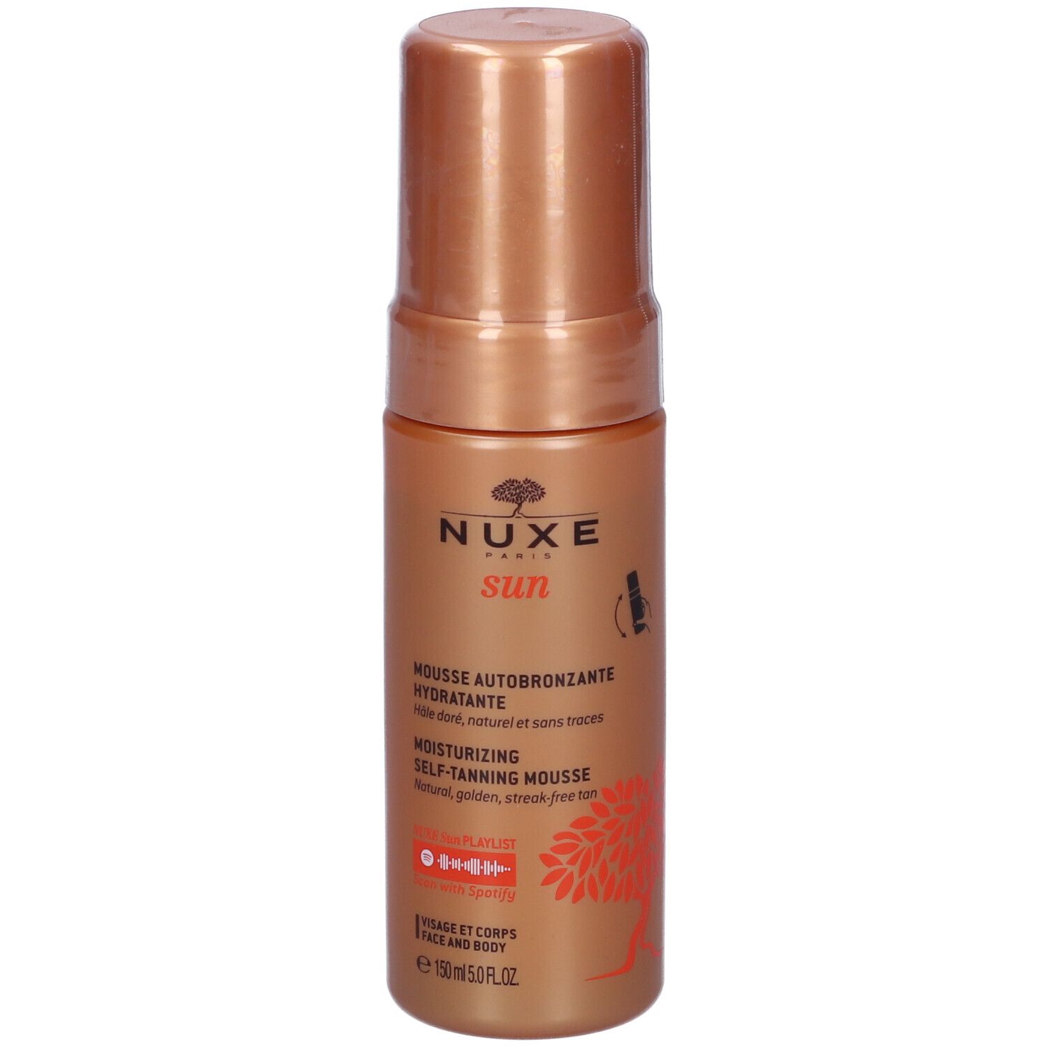 Nuxe Sun Mousse Autoabbronzante 150 ml Schiuma