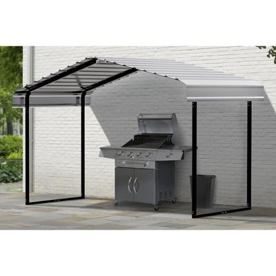 Arrow 12 x 6 x 7 ft Metal Canopy - 12.2 x 6.3 x 8.5 ft