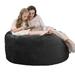 4ft Bean Bag Chair for Adults, Bean Bag Chair with Removable and Washable Velvet Cover