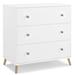 Delta Children Essex 3 Drawer Dresser Wood in White/Brown | 34.25 H in | Wayfair W158430-123