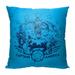 Marvel Captain America Stars And Shields Printed Throw Pillow