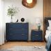 Manhattan Comfort Granville Configurable Dresser Set Wood in Blue | Wayfair GRAN044