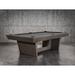 Nixon Billiards Kai Slate Pool Table w/ Professional Installation Included Solid Wood in Red/Gray | 32 H x 102 W x 58 D in | Wayfair KaiDiningAztec