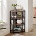 17 Stories Ridout Corner Bookcase in Black/Brown | 31 H x 13 W x 6 D in | Wayfair B4DEABC711FB40DC9C07F799286667E4