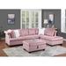 Pink Sectional - House of Hampton® Mayfair Upholstered Sectional | Wayfair 4EF5958C2A98458A94104968407292BE