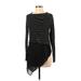 Bar III Casual Dress: Black Dresses - Women's Size Medium