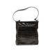 Brighton Leather Shoulder Bag: Patent Black Solid Bags