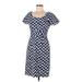 an original MILLY of New York Cocktail Dress: Blue Chevron Dresses - Women's Size 6