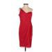 Cache Cocktail Dress: Red Dresses - Women's Size 0