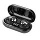 2023 nouveaux écouteurs à conduction osseuse indolores écouteurs sans fil Bluetooth 5.3 casques de sport étanches avec microphone clip d'oreille sur boucle d'oreille écouteurs sans fil