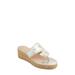 Jacks Leather Espadrille Wedge Sandal