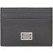 Dolce&gabbana Gray Dauphine Calfskin Card Holder