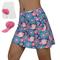 Damen Hosenrock Shorts Fahhrad Röcke Unten MTB Mountain Rennrad Sport 3D-Pad Radfahren Atmungsaktiv Schnelltrocknend Schwarz Rosa Spandex Bekleidung Fahrradbekleidung