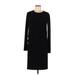 KAMALIKULTURE Casual Dress - Sweater Dress: Black Dresses - Women's Size Medium