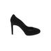 Lola Cruz Heels: Pumps Stilleto Minimalist Black Print Shoes - Women's Size 40 - Round Toe