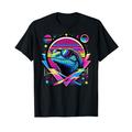 Cool Lizard 80er Retrowave 90er Vaporwave Lizard T-Shirt