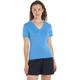 Tommy Hilfiger Damen T-Shirt Kurzarm New Slim Cody V-Neck V-Ausschnitt, Blau (Blue Spell), XL