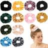 Hair Scrunchies Velvet Elastic Hair Bands Scrunchy Hair Ties Ropes Scrunchie for Women or Girls Hair Accessories