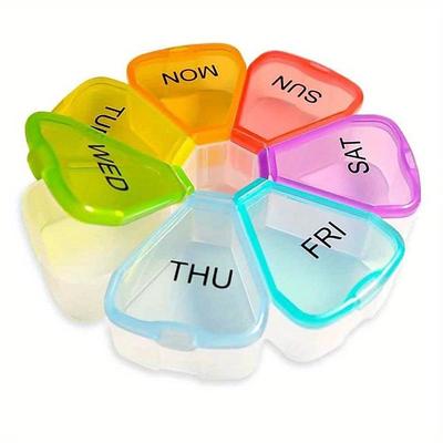 1pc Pill Organizer, Weekly Pill Organizer, Pill Box, Medicine Organizer, Pill Case, Pill Container, Pill Box 7 Day, Pill Holder, Travel Pill Case