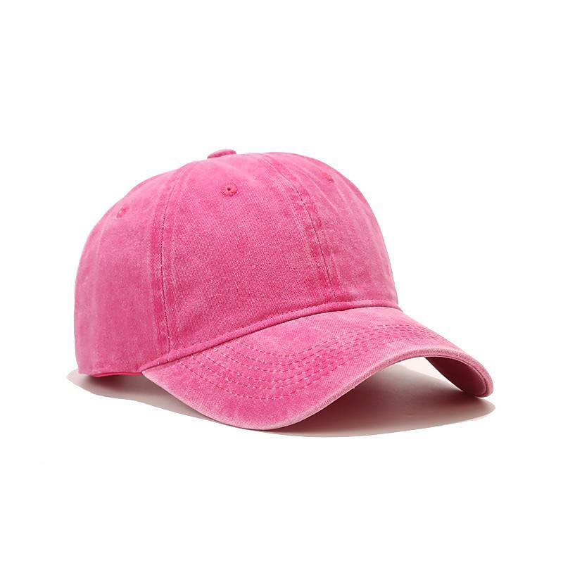 Solid Spring Summer Washing Cap Women Ponytail Baseball Cap Fashion Hats Men Baseball Cap Cotton Outdoor Simple Vintag Visor Casual Cap