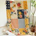 Patchwork Country Pattern Pattern Throws Blanket Flannel Throw Blankets Warm All Seasons Gifts Big Blanket