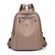 Women's Backpack Mini Backpack Daily Traveling Solid Color PU Leather Large Capacity Waterproof Zipper Black Red Blue