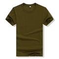 Men's T shirt Tee Solid / Plain Color Round Neck Casual Daily Short Sleeve Pure Color Clothing Apparel Basic Cotton Outdoor Casual