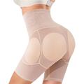 Women Shapewear Control Panties Body Shaper Butt Lifter Padded Hip Enhancer Seamless Underwear Hi- Waist Short