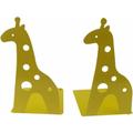 Serre-livres en fer antidérapant en forme de girafe - 21 cm - Pour enfants, bibliothèque, école,