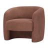 Fauteuil louison en tissu - Terracotta - Terracotta