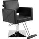 Vevor - Chaise de Coiffeur Hydraulique Fauteuil Salon Coiffure Pivotant 360° Charge 150 kg Hauteur