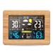 Toma Digital Weather Station Forecast Clock Color Screen Multifunctional Electronic Alarm Clock Perpetual Calendar Temperature Humidity