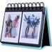 68 Pockets Desk Calendar Album for Fuji Instant Mini 70 7s 8 8+ 9 11 25 50s 90 Polaroid Z2300 Polaroid PIC-300P Film (Blue)