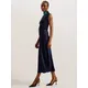 Ted Baker Paolla Easy Fit Twist Neck Midi Dress, Navy