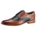 Budapester MELVIN & HAMILTON "Martin 15 - vegetabil gegerbt" Gr. 43, braun (braun, blau) Herren Schuhe Business