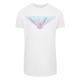 Kurzarmshirt F4NT4STIC "Herren DC Comics Wonder Woman 84 Repeat with Shaped Long Tee" Gr. S, weiß (white) Herren Shirts T-Shirts