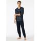 Pyjama SCHIESSER ""Comfort Nightwear"" Gr. 62 (5XL), blau (nachtblau) Herren Homewear-Sets Pyjamas