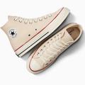 Converse Shoes | Converse Chuck 70 High Top Shoes Parchment/Garnet/Egret | Color: Cream | Size: 9