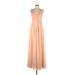 Jenny Yoo Collection Casual Dress - Bridesmaid: Tan Dresses - Women's Size 10