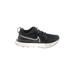 Nike Sneakers: Athletic Platform Casual Black Color Block Shoes - Women's Size 4 1/2 - Almond Toe