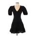 French Connection Casual Dress - Mini: Black Dresses - Women's Size 2