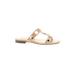 VANELi Sandals: Gold Print Shoes - Women's Size 8 - Open Toe